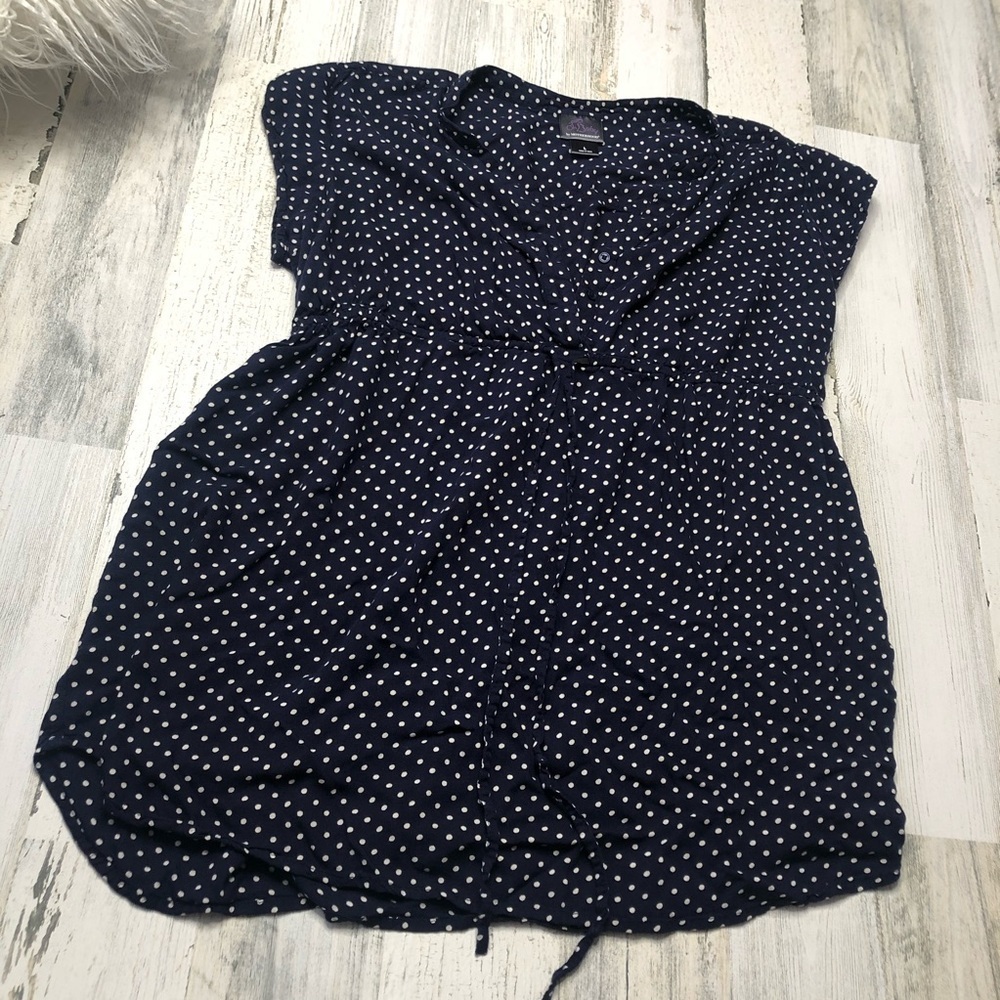 Maternity Motherhood Shirt Top Blue size Large